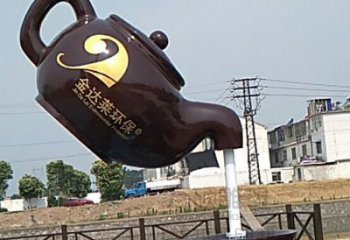 幾何懸壺雕塑 發(fā)光公園小品 大門(mén)口雕塑