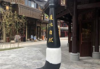 游樂場鉛筆雕塑 發光公園擺件 噴漆雕塑