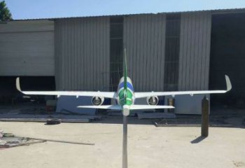 庭院飛機雕塑 公園草地小品 鍛造雕塑
