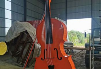 戶(hù)外吉他雕塑 噴漆景觀小品 燈光雕塑