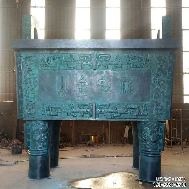 賓館福鼎雕塑 烤漆大型擺件 歐式雕塑