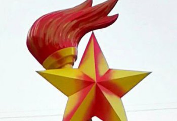 步行街火焰雕塑 游樂場景觀小品 鑄造雕塑