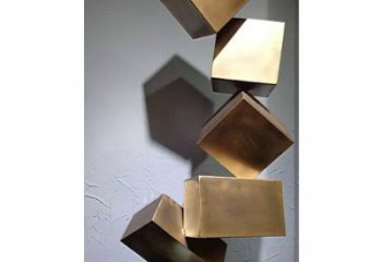 大型積木雕塑 歐式步行街擺件 彩繪雕塑