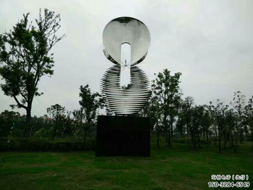 拉絲文字雕塑 鏤空創(chuàng)意擺件 別墅區(qū)雕塑