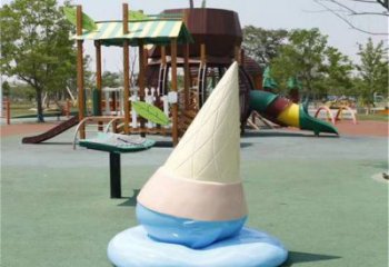 庭院冰激凌雕塑 公園草地小品 鍛造雕塑