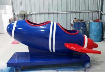 大門口火箭雕塑 發光公園小品 仿真雕塑