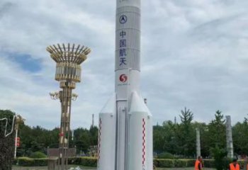 大型火箭雕塑 歐式步行街?jǐn)[件 彩繪雕塑