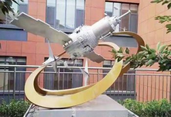 廣場火箭雕塑 抽象景觀小品 烤漆雕塑