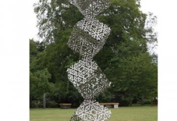 彩繪魔方雕塑 懸空餐飲店擺件 街頭雕塑