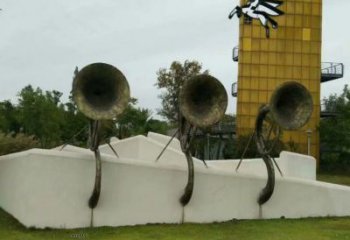 軍號雕塑 歐式步行街小品 大型商場雕塑