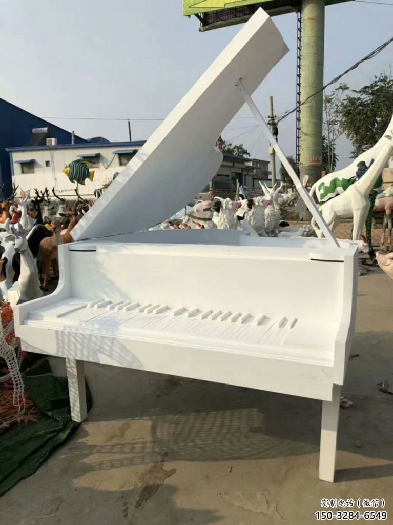 鋼琴雕塑 大型別墅區(qū)小品 農(nóng)村雕塑