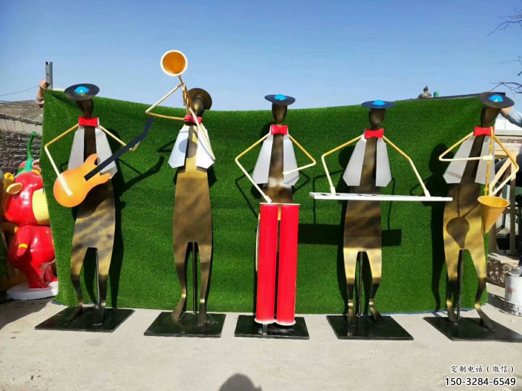 酒店音符雕塑 景觀美陳小品 現代雕塑