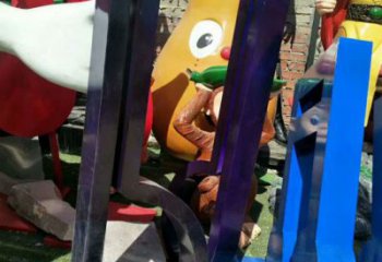 草地音符雕塑 現(xiàn)代校園小品 大型雕塑