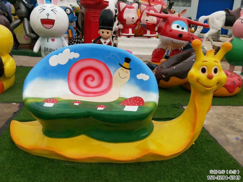 大型凳子雕塑 歐式步行街擺件 彩繪雕塑