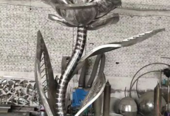 住宅小區(qū)玫瑰雕塑 啞光景觀擺件 公園雕塑