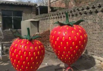 仿真草莓雕塑 酒店公園雕塑 風景區擺件