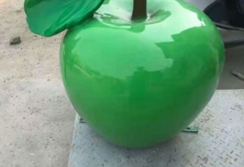 農(nóng)村蘋果雕塑 抽象藝術(shù)水果雕塑 烤漆果蔬雕塑