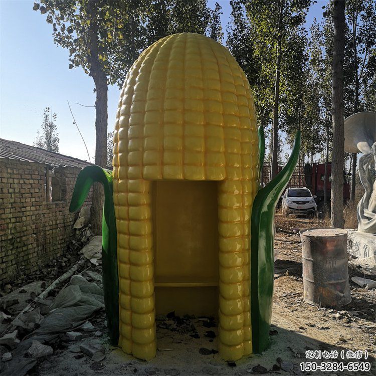 草地玉米雕塑 現代校園農作物雕塑 大型雕塑