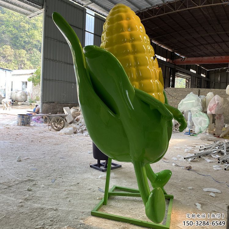 城市玉米雕塑 風景區(qū)彩繪雕塑 抽象擺件
