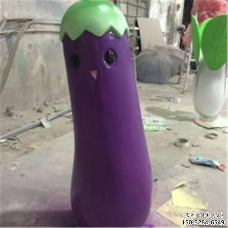 提供茄子雕塑 商業街仿真雕塑 水果擺件