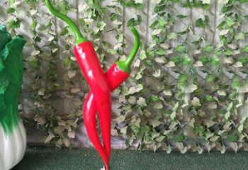 仿真辣椒雕塑 店門口園林雕塑 蔬菜小品