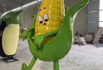 店門口玉米雕塑 創意景觀雕塑 仿真擺件