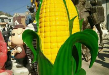 門口玉米雕塑 售樓處仿真雕塑 彩繪小品
