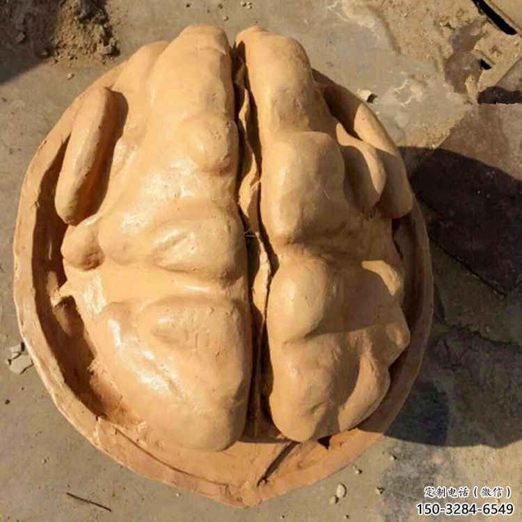 城市核桃雕塑 風景區彩繪雕塑 抽象擺件