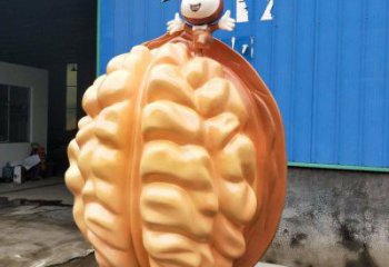 風(fēng)景區(qū)核桃雕塑 售樓處廣場雕塑 仿古擺件