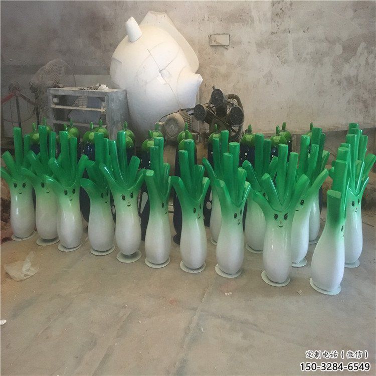 彩繪胡蘿卜雕塑 懸空餐飲店擺件 街頭雕塑