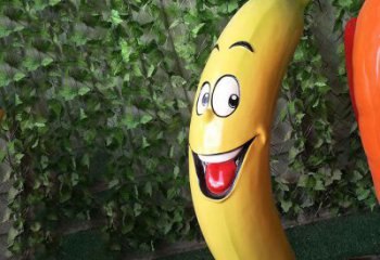 大型香蕉雕塑 門口創(chuàng)意雕塑 售樓處小品