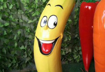 園林香蕉雕塑 田間彩繪雕塑 仿真擺件