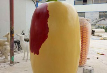 紅棗雕塑 歐式步行街水果雕塑 大型商場(chǎng)雕塑