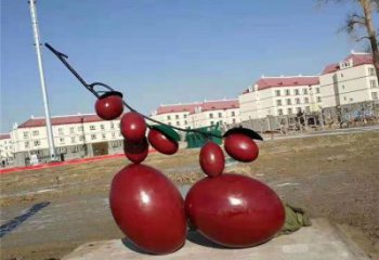園林紅棗雕塑 風(fēng)景區(qū)仿真雕塑 廣場小品