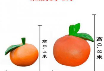 檸檬雕塑，水果仿真擺件，公園廣場雕塑 (9)