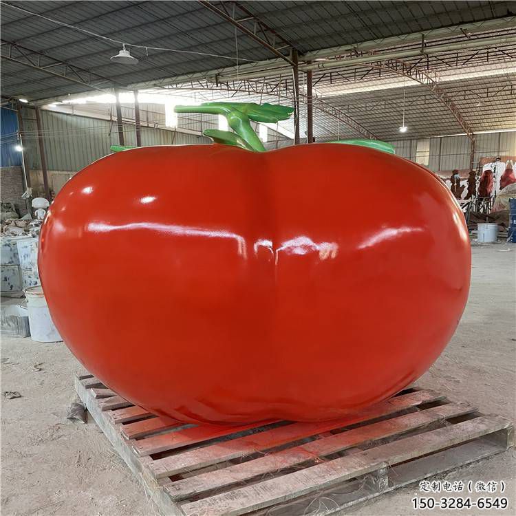 店門口番茄雕塑 創意景觀雕塑 仿真擺件