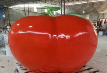 店門口番茄雕塑 創(chuàng)意景觀雕塑 仿真擺件