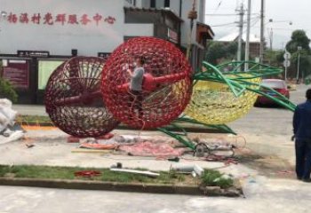 店門口楊梅雕塑 創(chuàng)意景觀雕塑 仿真擺件