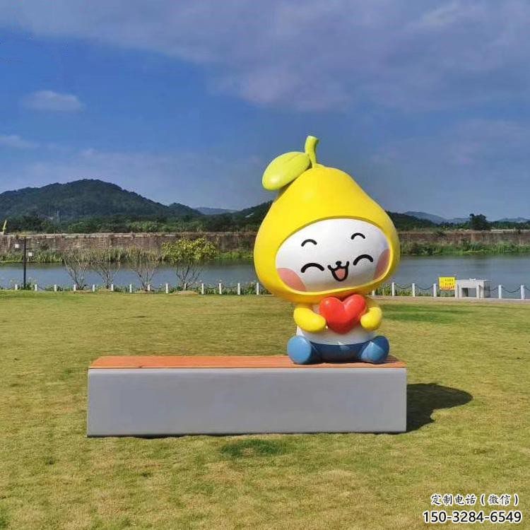 公園柚子雕塑 創(chuàng)意企業(yè)水果雕塑 美陳果蔬雕塑