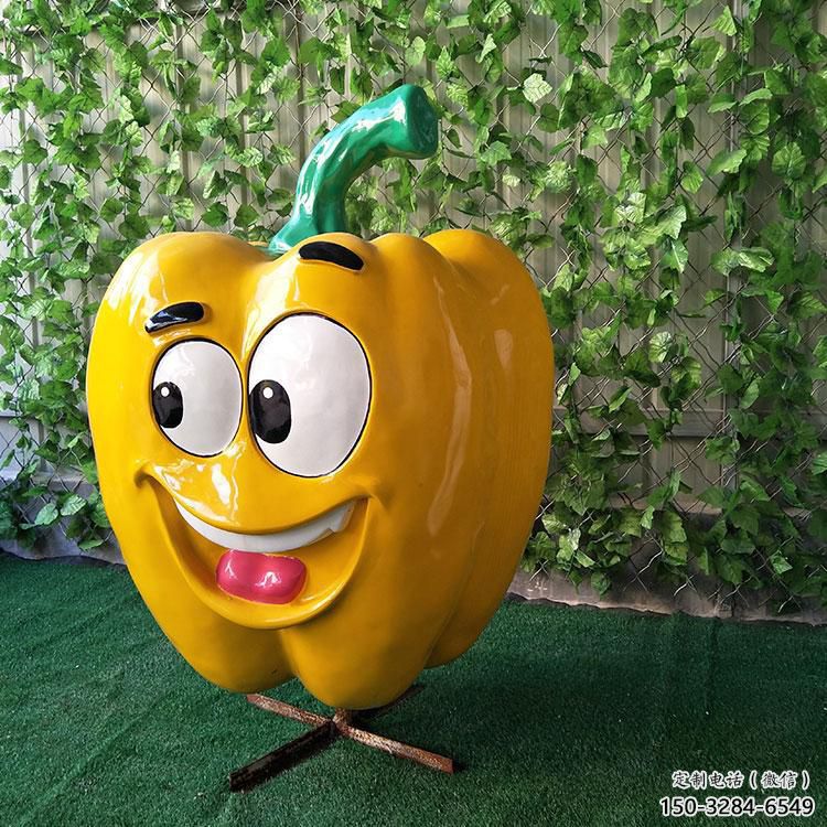 大型青椒雕塑 商業街廣場雕塑 古銅色擺件