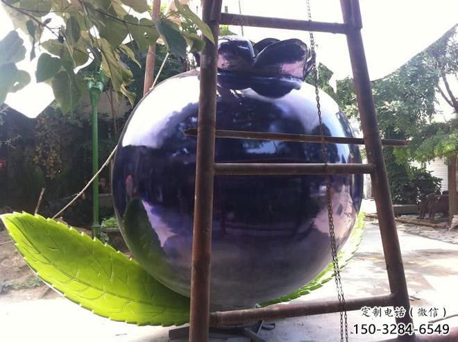 大型藍莓雕塑 商業街廣場雕塑 古銅色擺件