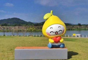 公園柚子雕塑 創意企業水果雕塑 美陳果蔬雕塑