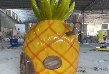 商業街菠蘿雕塑 售樓處雕塑 果蔬擺件