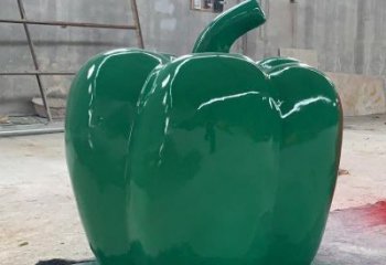 創(chuàng)意青椒雕塑 步行街店門口雕塑 蔬菜小品