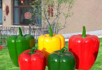 公園青椒雕塑 酒店門口雕塑 彩繪擺件