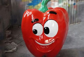 田間青椒雕塑 彩繪仿真雕塑 園林擺件