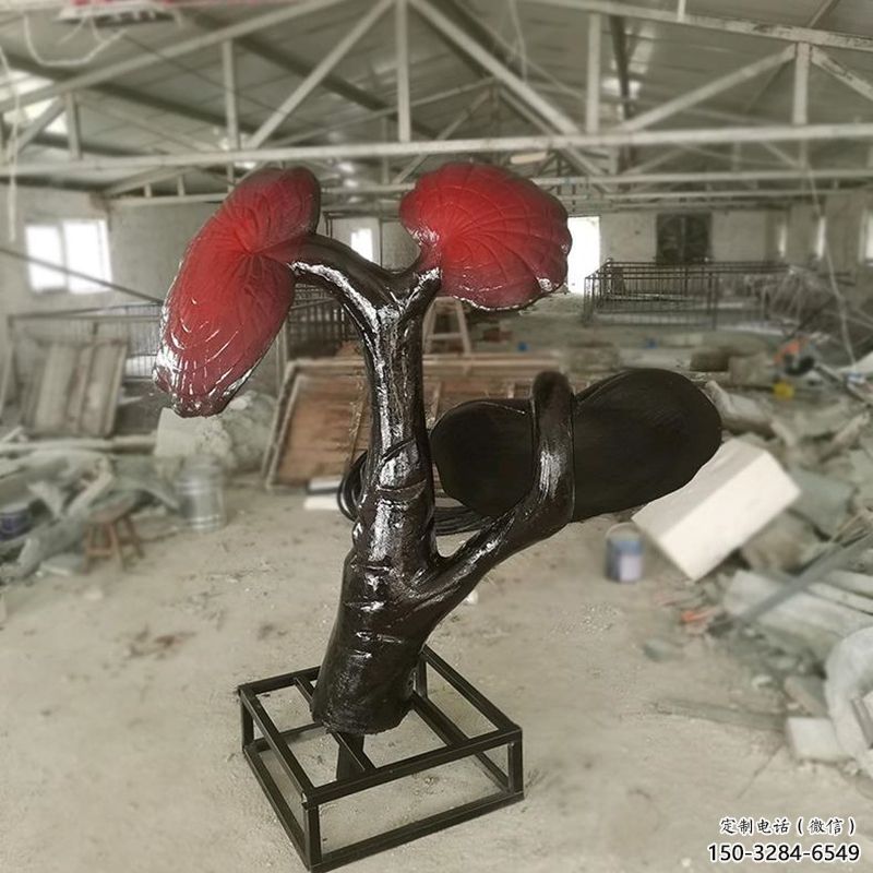 草地靈芝雕塑 現代校園果蔬雕塑 大型植物雕塑