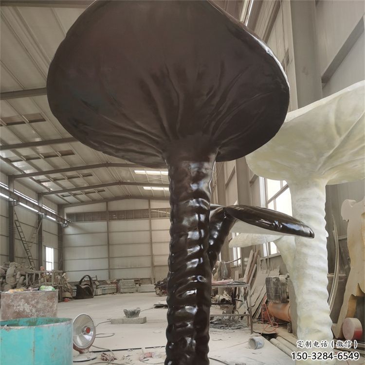 大型靈芝雕塑 歐式步行街植物雕塑 彩繪果蔬雕塑