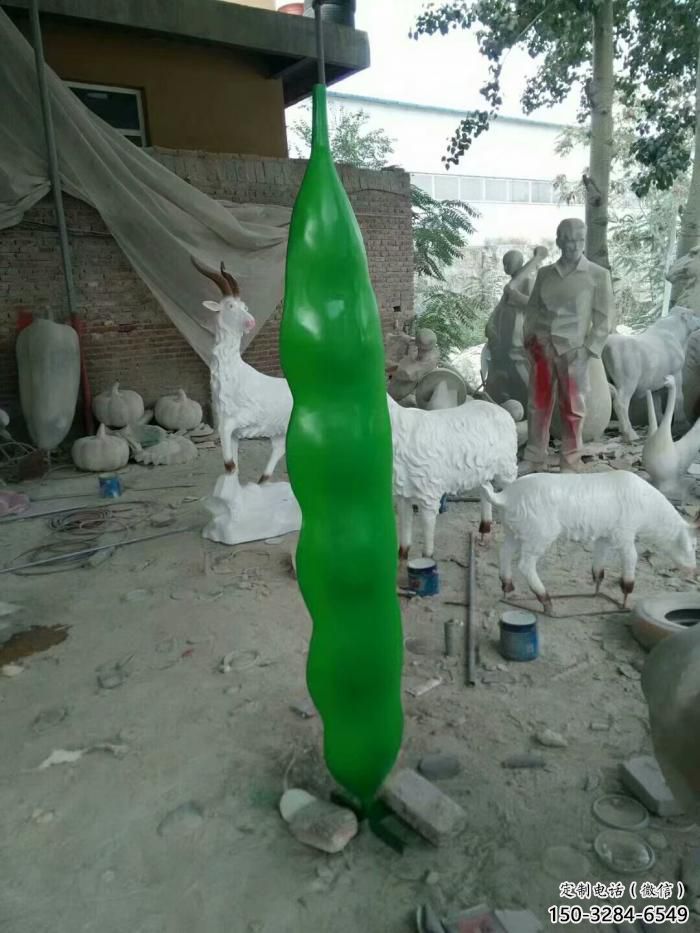 大型豆角雕塑 門口創(chuàng)意雕塑 售樓處小品