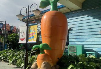 景觀蘿卜雕塑 仿真景觀蔬菜雕塑 商業街雕塑